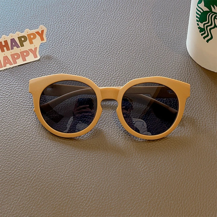 UV400 Checker Panel Sunglasses – Cute & Stylish