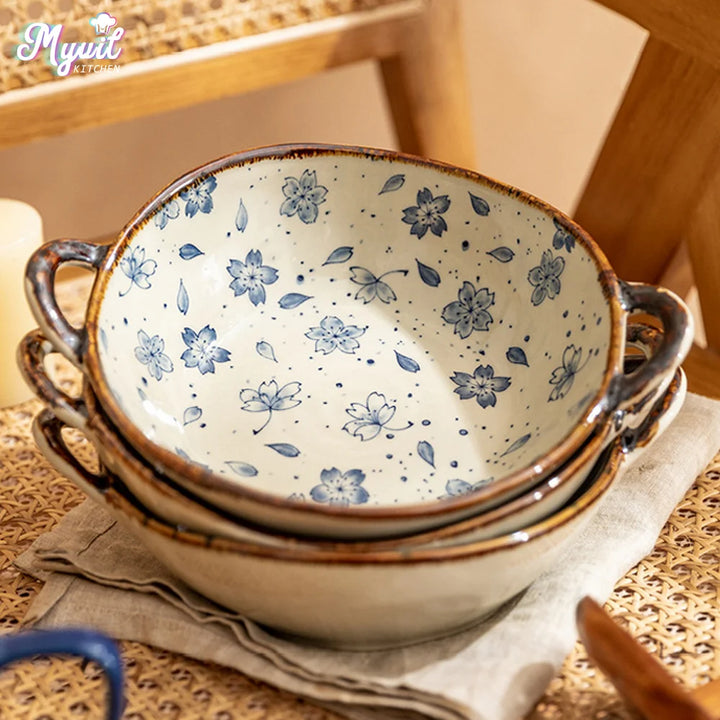 Japanese Ceramic Noodle Bowl
